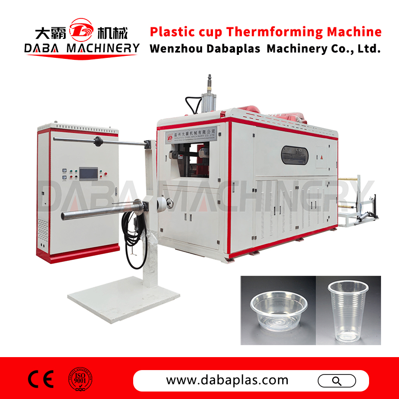 720*420 Model Plastic Cup Thermforming Machines